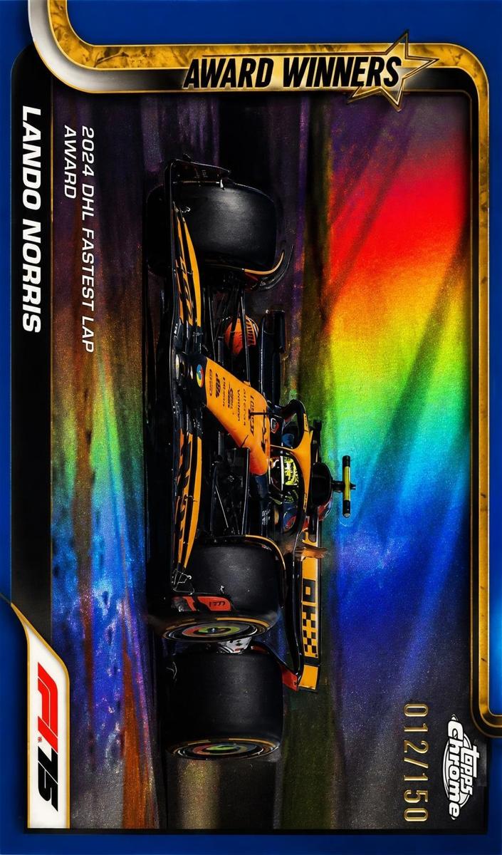2025 Lando Norris [Blue Refractor] #147