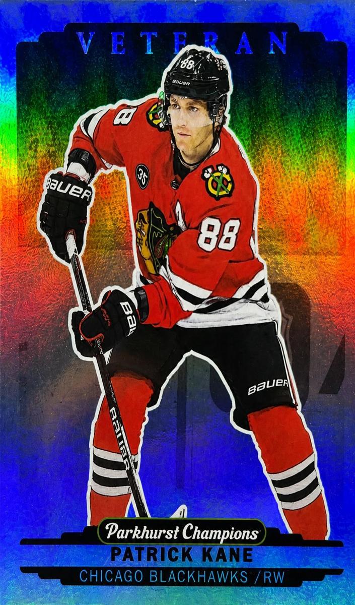 2022 Upper Deck Parkhurst Champions Patrick Kane [Rainbow] #122 card