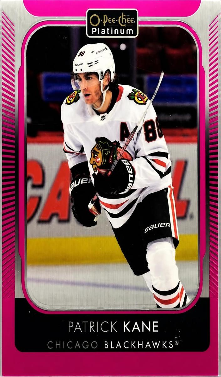 2021 O-Pee-Chee Platinum Patrick Kane [Matte Pink] #200 card