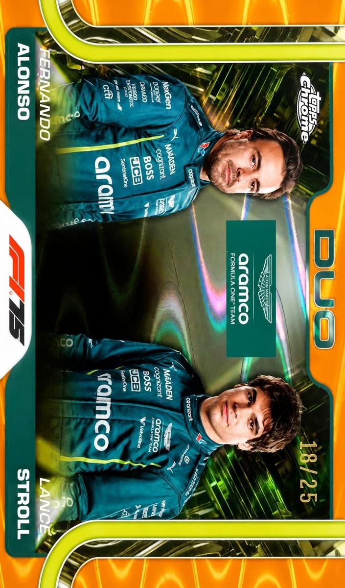 2025 Fernando Alonso [Orange RayWave Refractor] #168