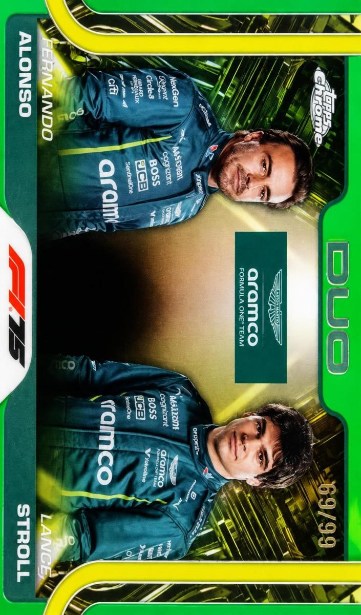2025 Fernando Alonso [Green Refractor] #168