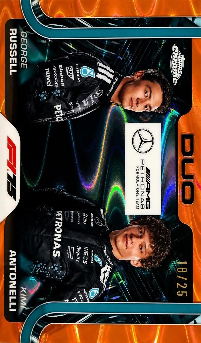 2025 Kimi Antonelli [Orange RayWave Refractor] #167