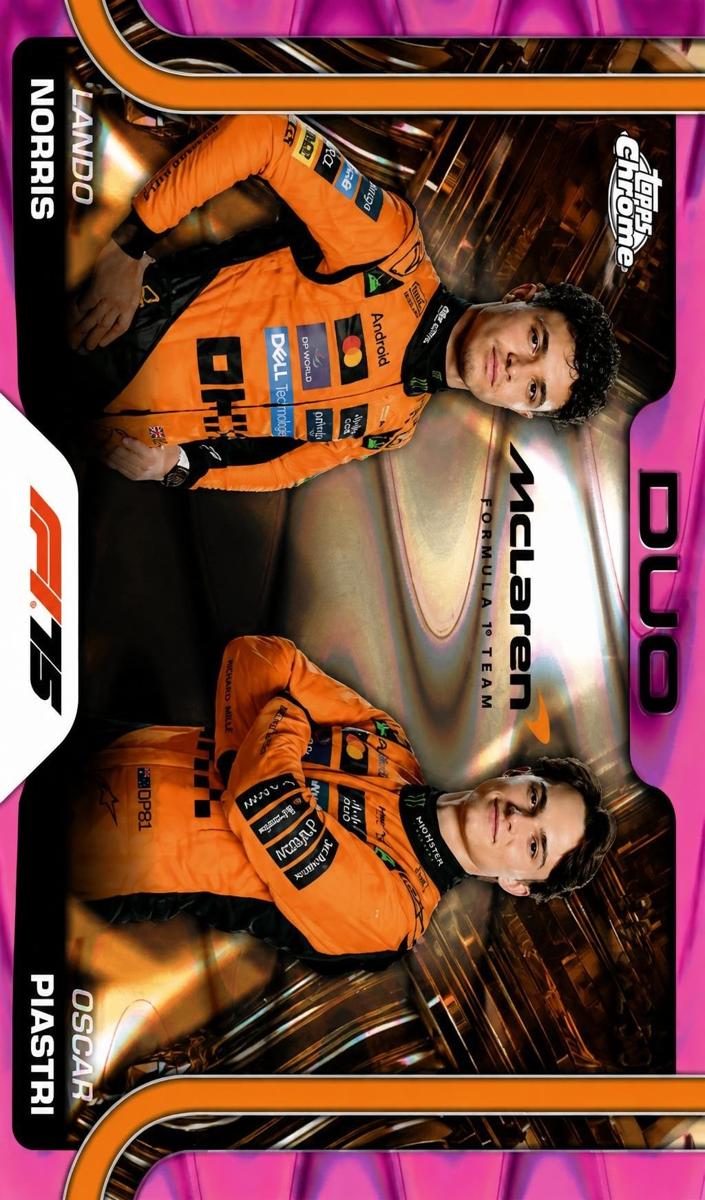 2025 Lando Norris [Pink RayWave Refractor] #166