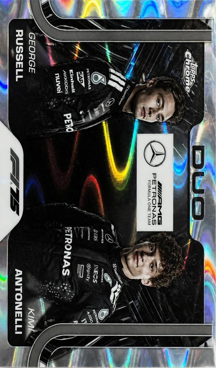2025 Kimi Antonelli [Black and White RayWave Refractor] #167