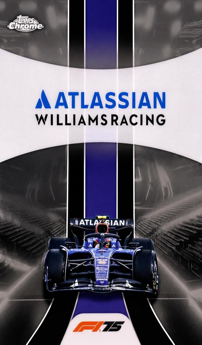 Atlassian Williams Racing - 2025 Topps Chrome F1