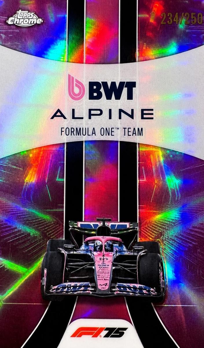 2025 BWT Alpine Formula One Team [Pink Refractor] #181
