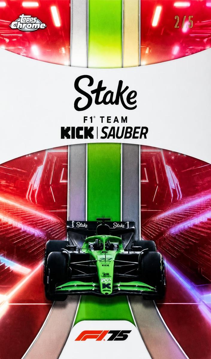2025 Stake F1 Team KICK Sauber [Red Refractor] #183