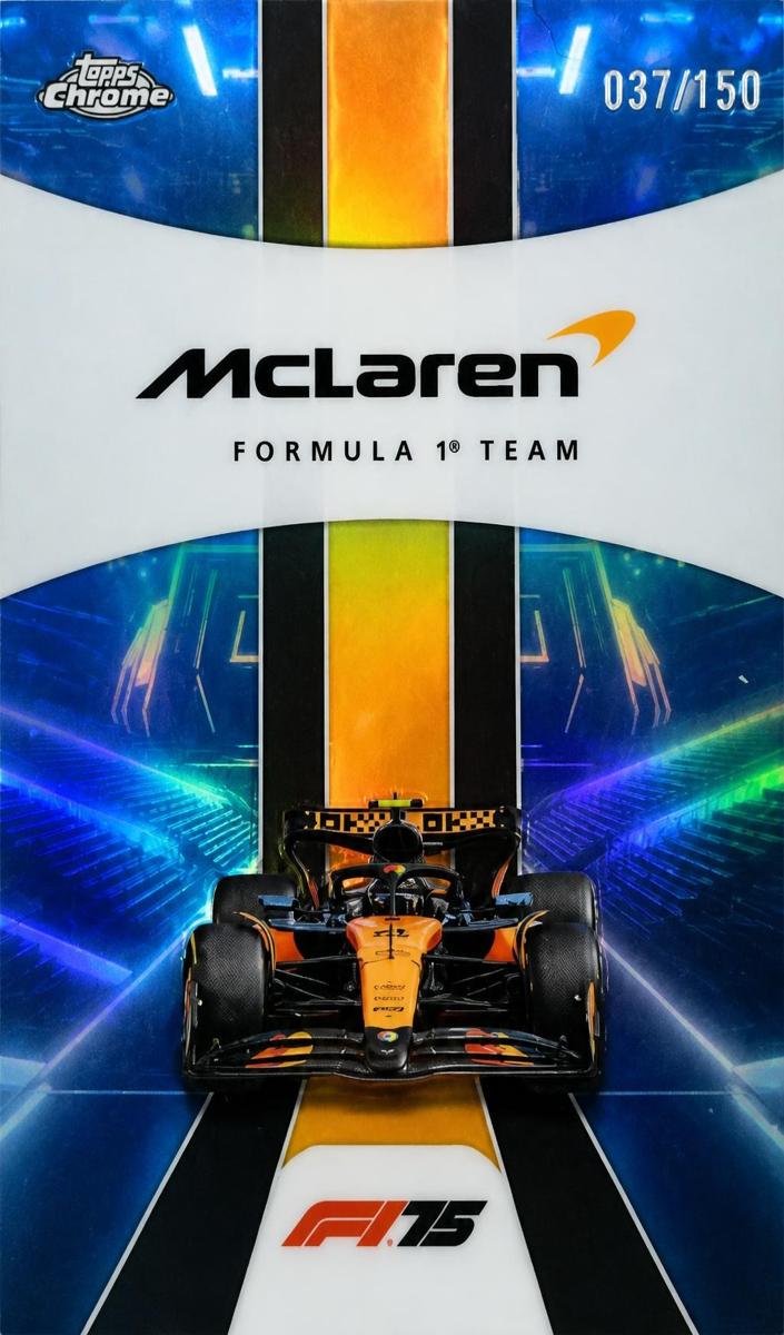 2025 McLaren Formula 1 Team [Blue Refractor] #176