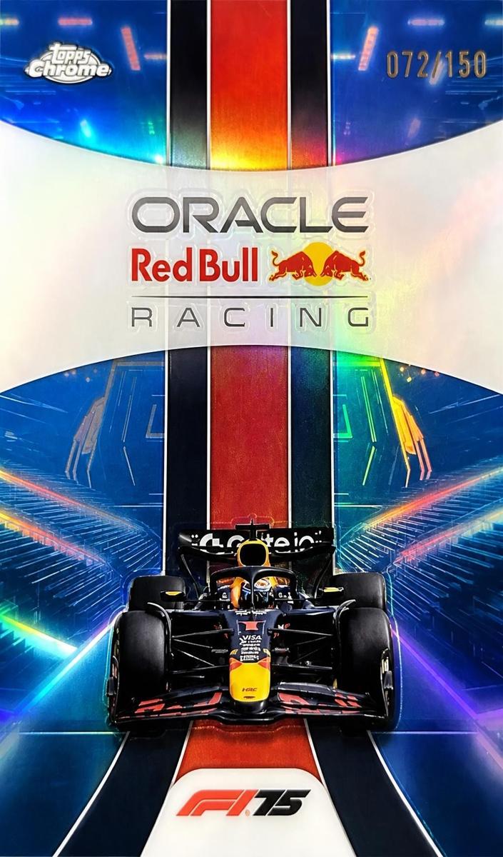 2025 Oracle Red Bull Racing [Blue Refractor] #174