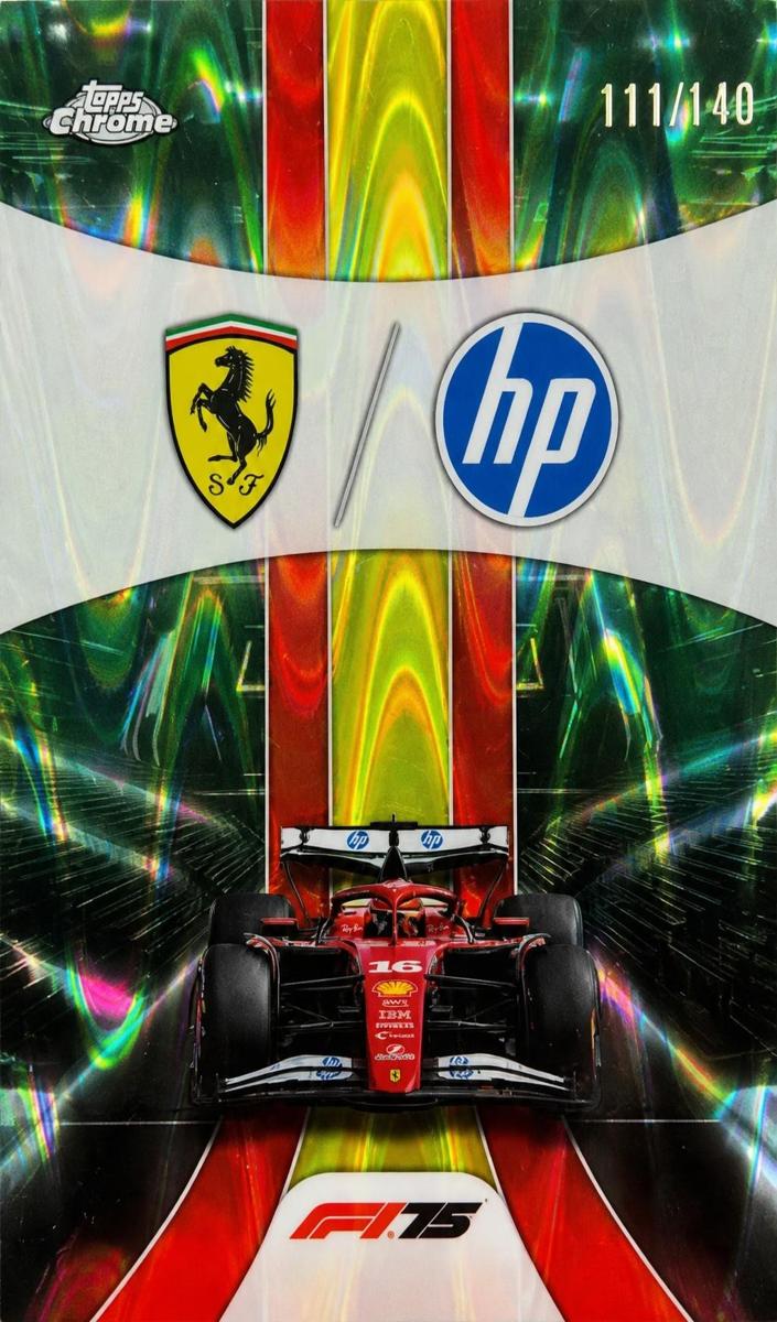 2025 Scuderia Ferrari HP [Forest Green RayWave Refractor] #175