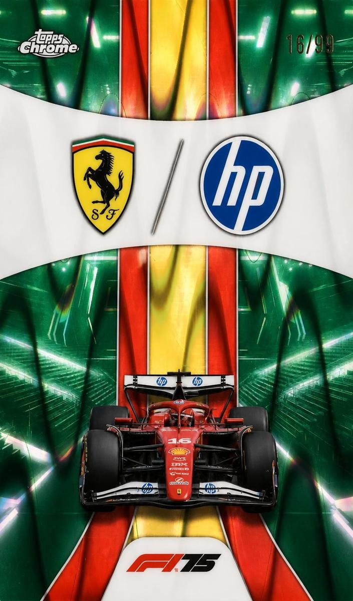 2025 Scuderia Ferrari HP [Green Refractor] #175
