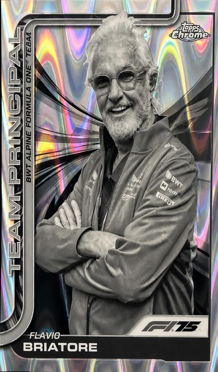 2025 Flavio Briatore [Black and White RayWave Refractor] #199