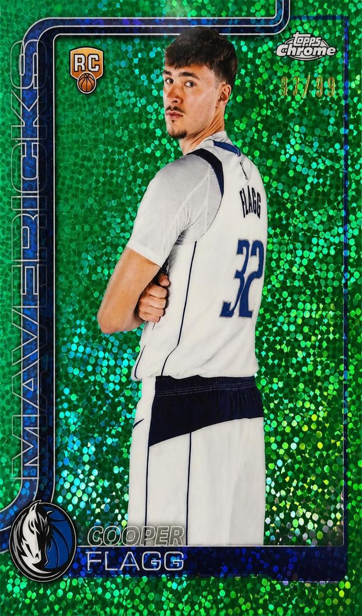 2025 Cooper Flagg [Green Speckle Refractor] #151
