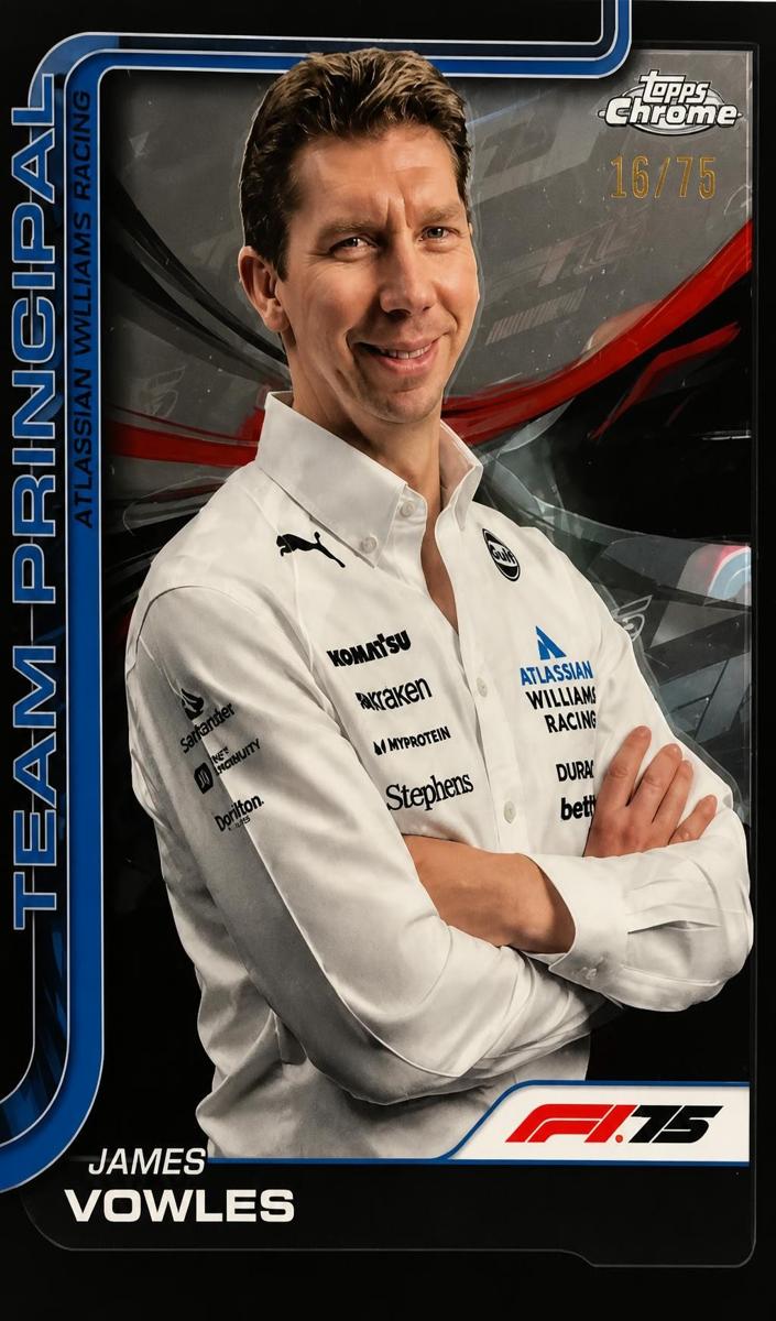 2025 James Vowles [F1 75th Anniversary Refractor] #200