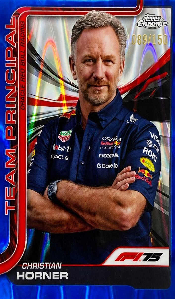 2025 Christian Horner [Blue RayWave Refractor] #192