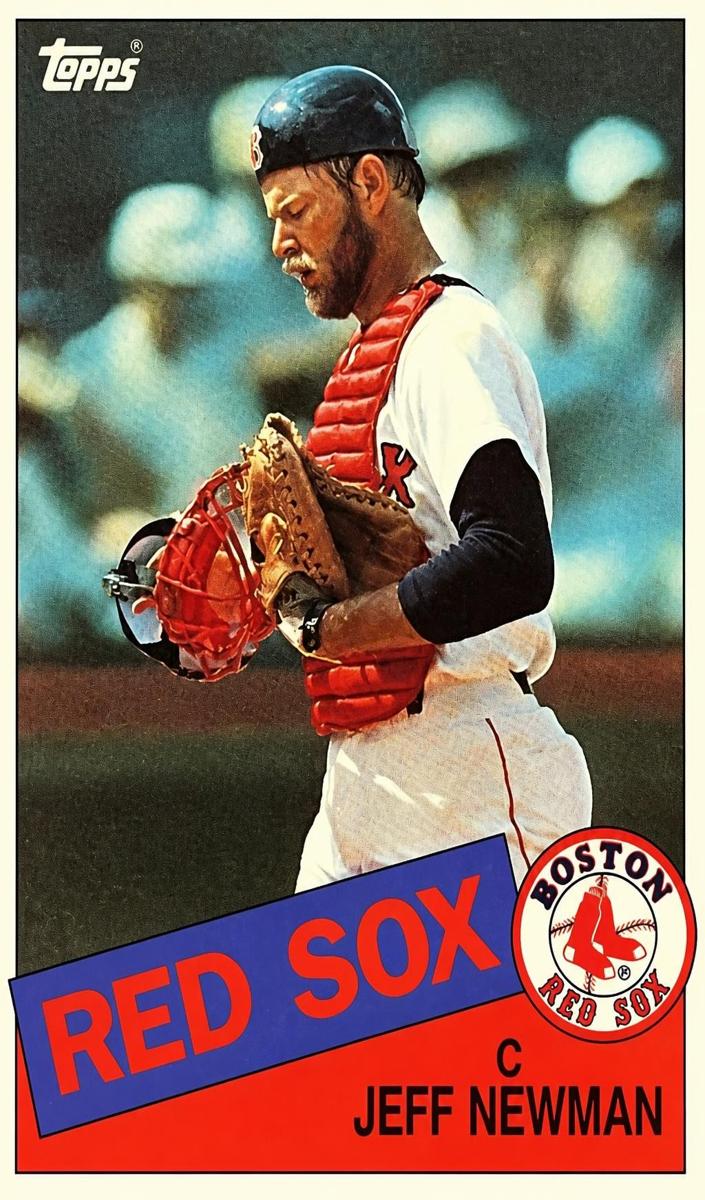 1985 Topps Jeff Newman #376 card
