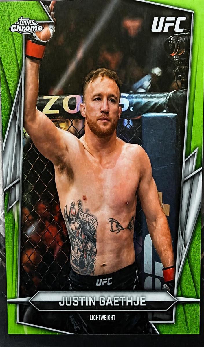 2026 Justin Gaethje [Green Refractor] #39