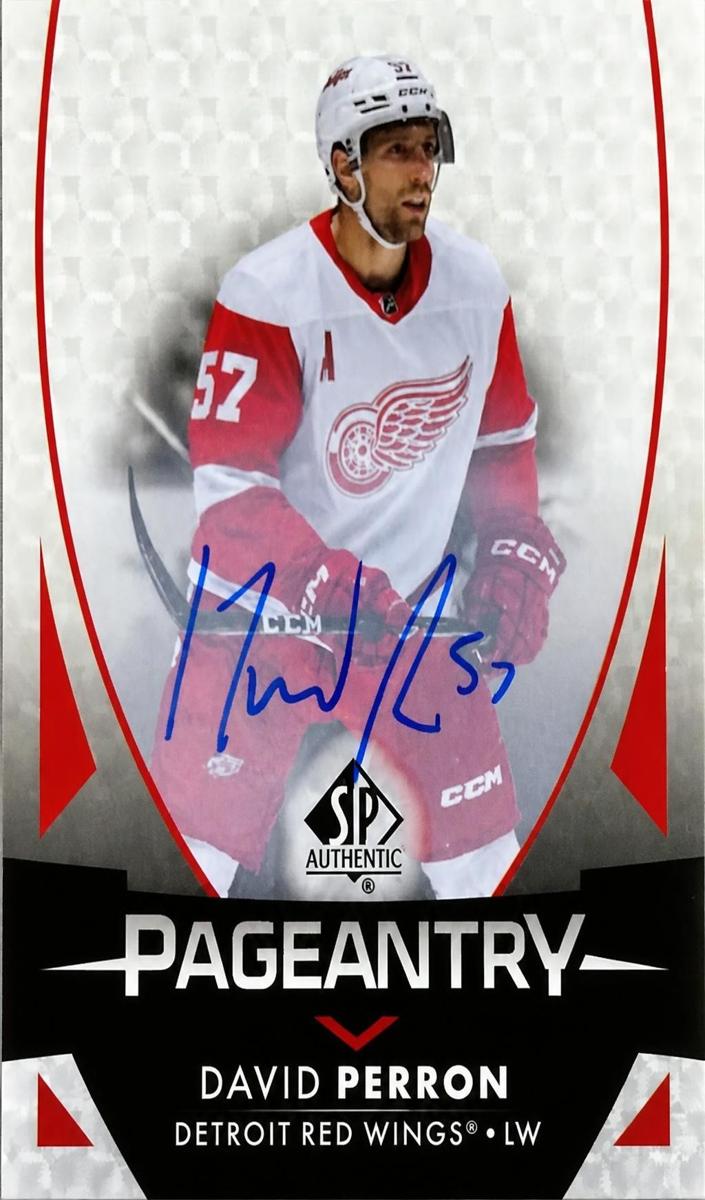2023 SP Authentic David Perron #P-15 card