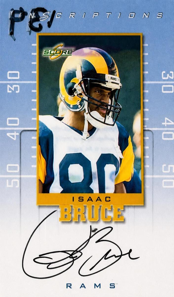 1999 Score Supplemental Isaac Bruce #IB-80 card