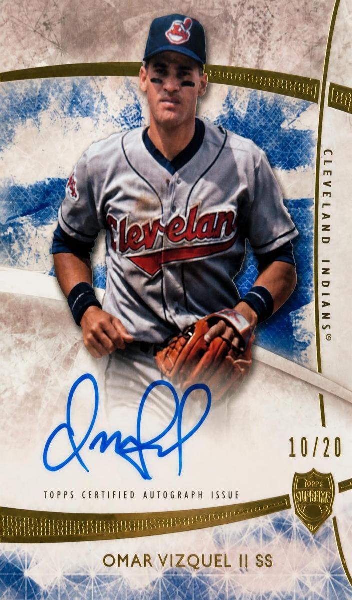 2015 Topps Supreme Omar Vizquel #SA-OV card