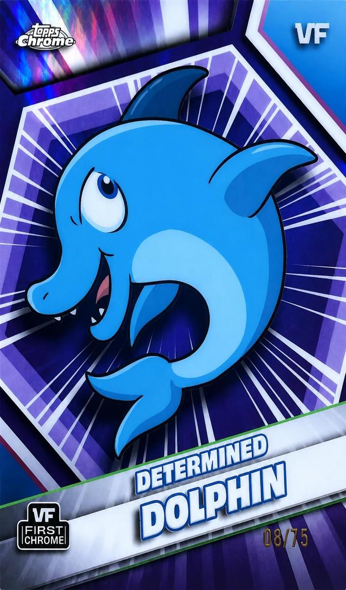 2026 Determined Dolphin [Purple Refractor] #65