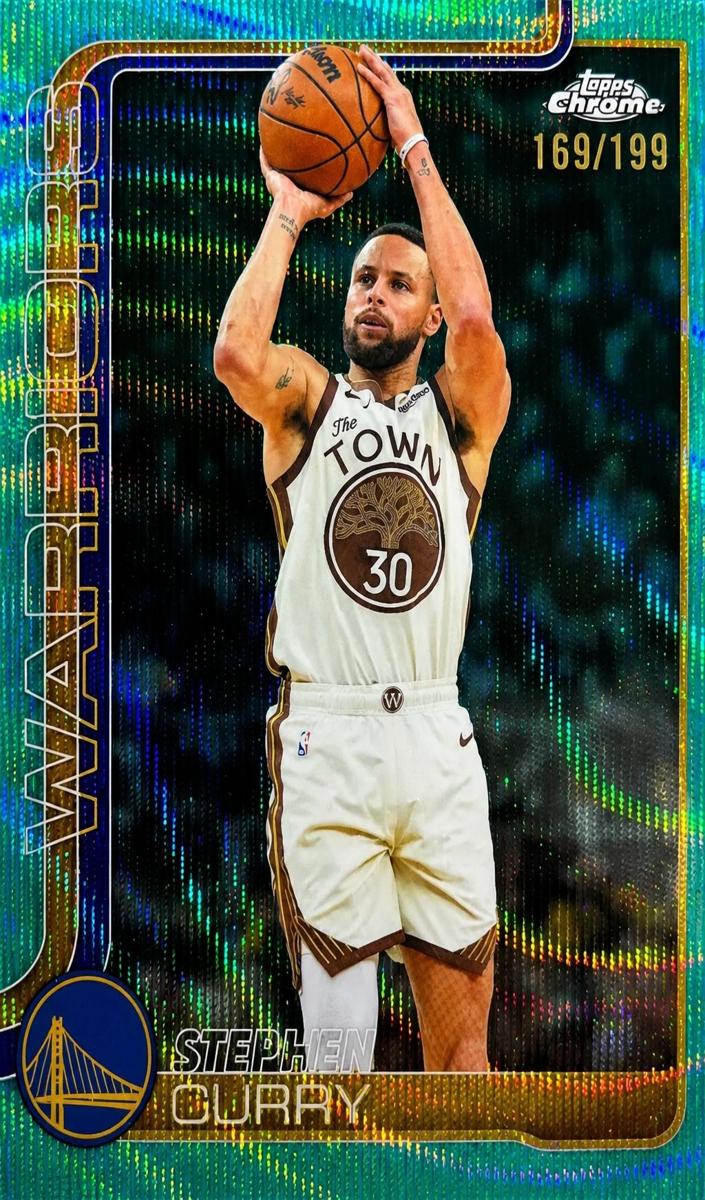 2025 Stephen Curry [Aqua Wave Refractor] #14