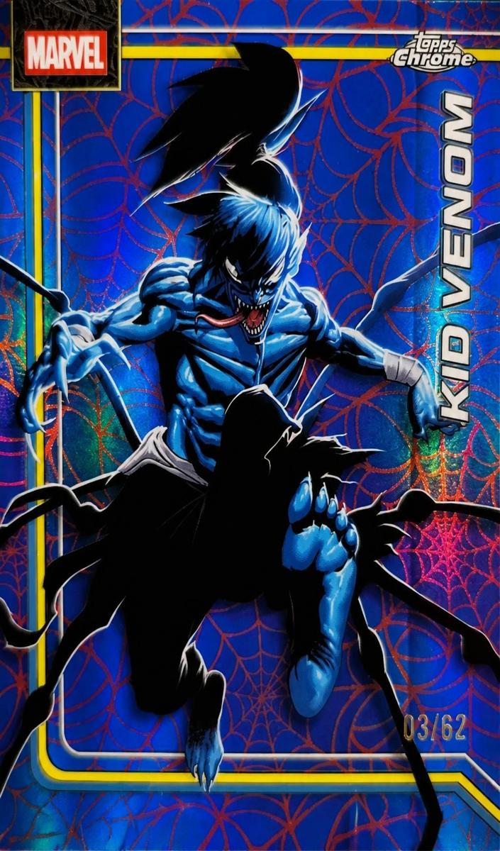 2026 Kid Venom [Spider-Web Red/Blue Refractor] #128