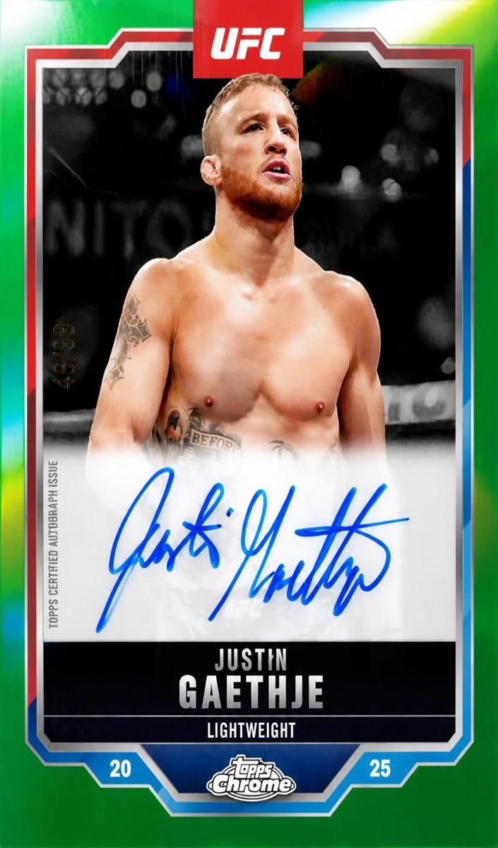2025 Justin Gaethje #CVA-JG