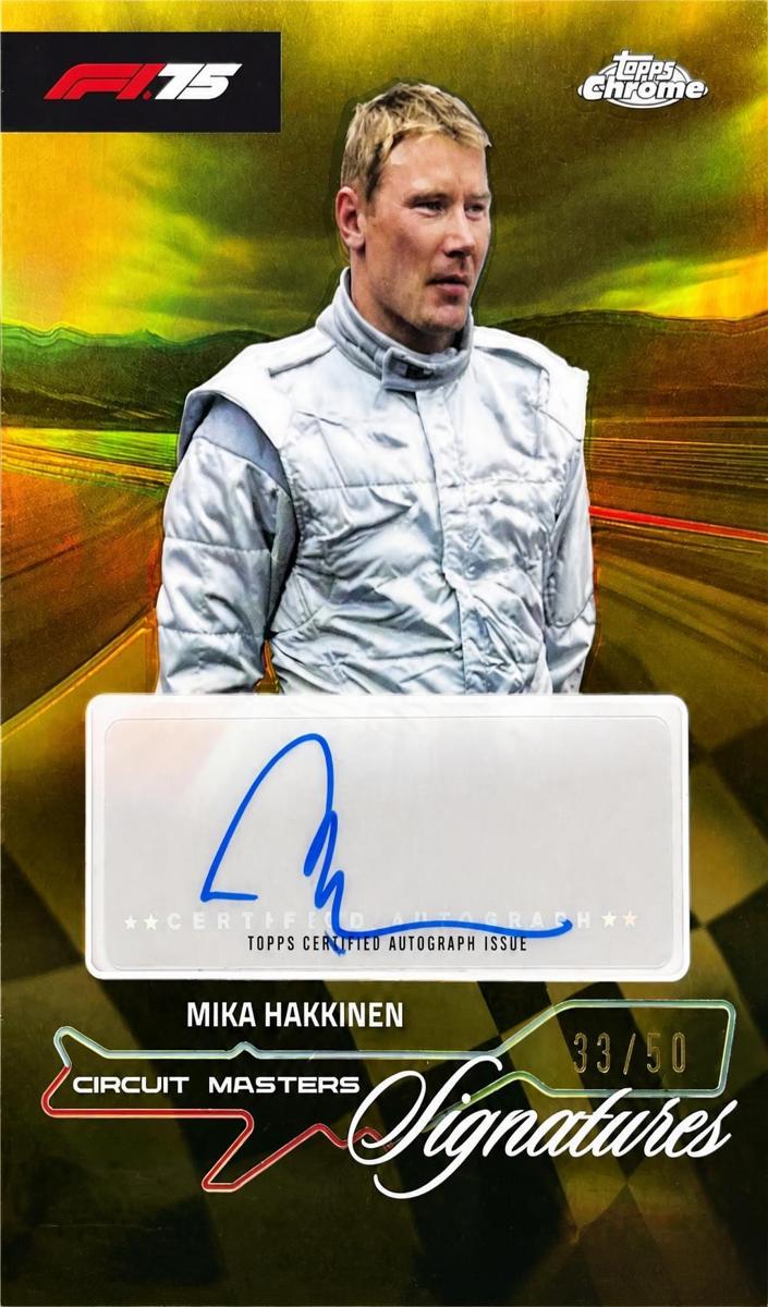 2025 Mika Hakkinen [Gold Refractor] #CMS-MH