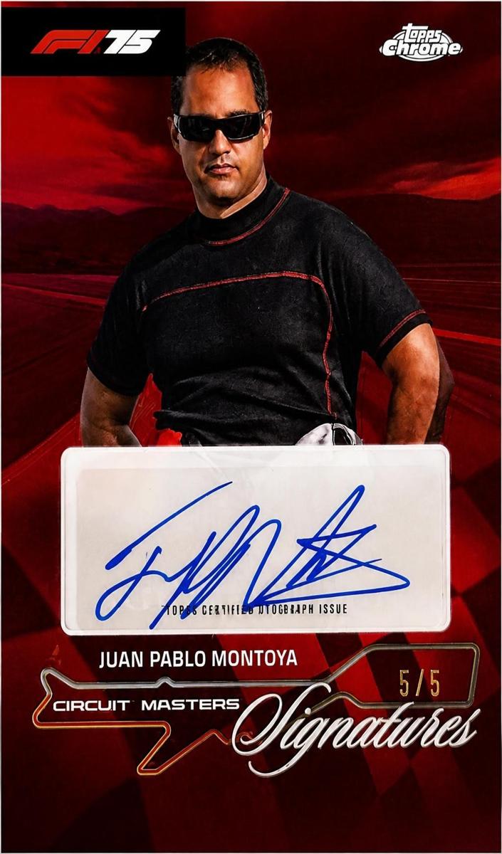2025 Juan Pablo Montoya [Red Refractor] #CMS-MON