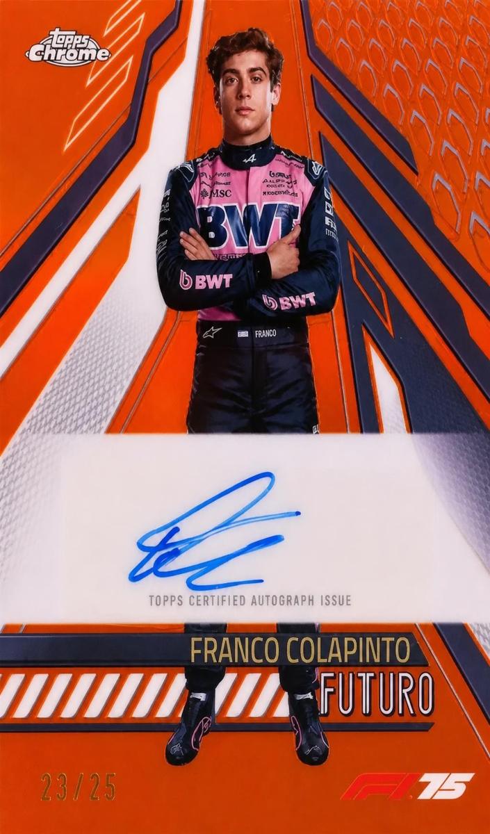 2025 Franco Colapinto [Orange Refractor] #FUT-COL