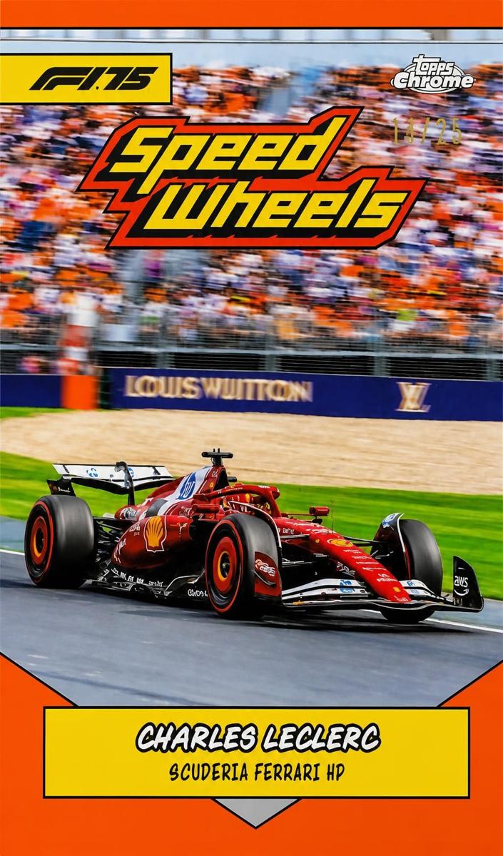 2025 Charles Leclerc [Orange Refractor] #75-SF