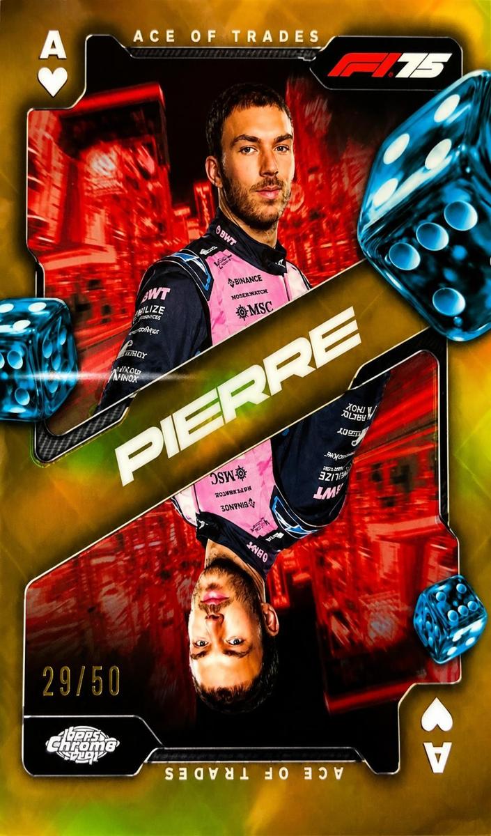 2025 Pierre Gasly [Gold Refractor] #SCA-9