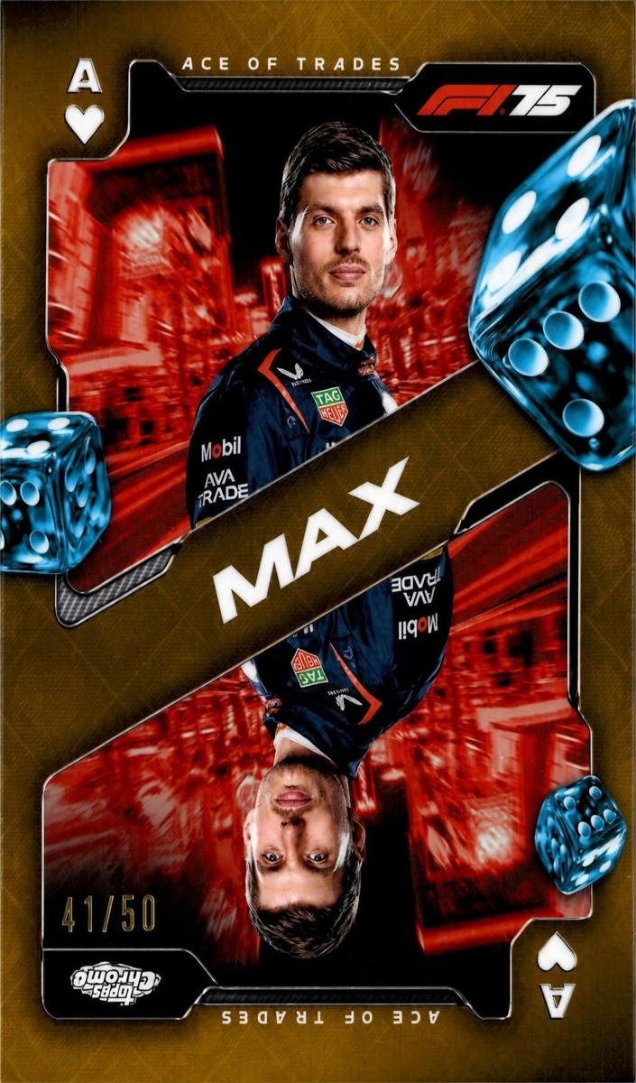 2025 Max Verstappen [Gold Refractor] #SCA-3