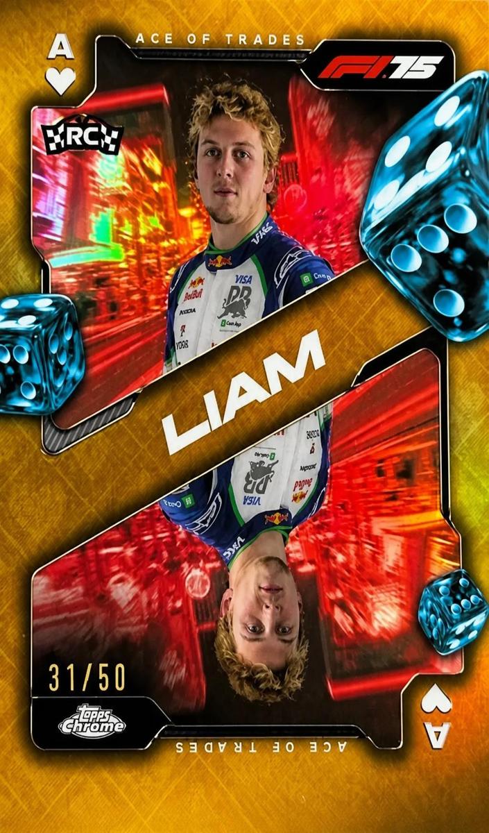 2025 Liam Lawson [Gold Refractor] #SCA-5