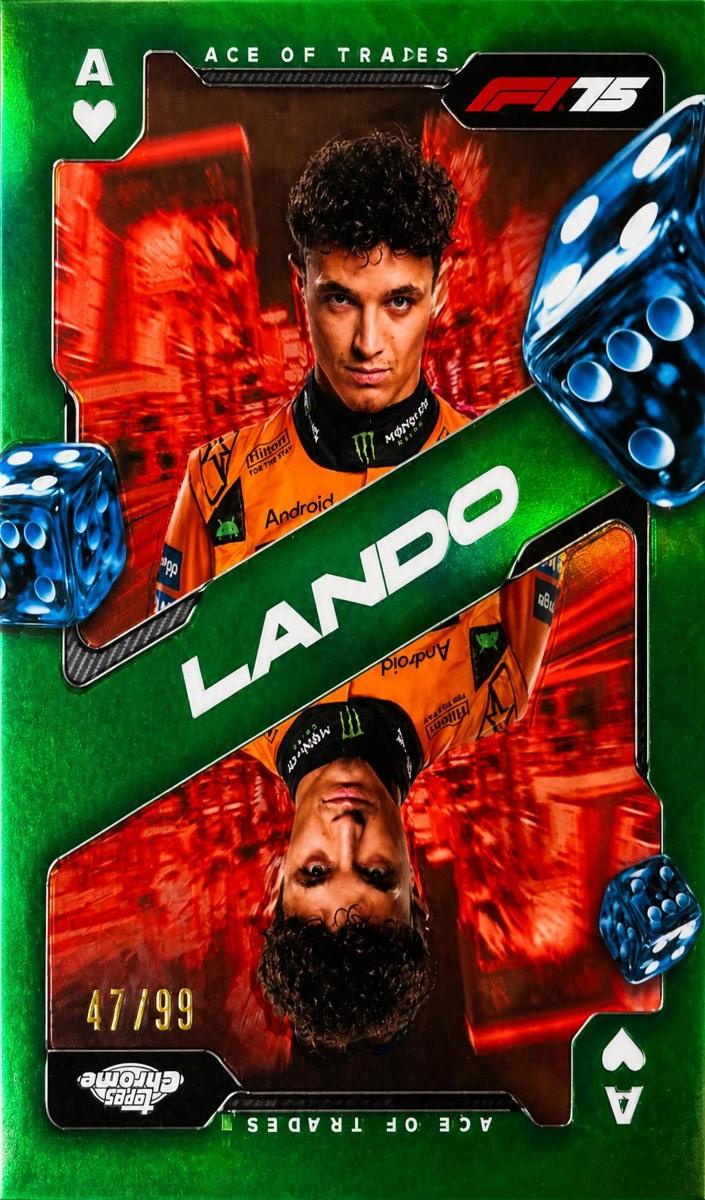 2025 Lando Norris [Green Refractor] #SCA-4
