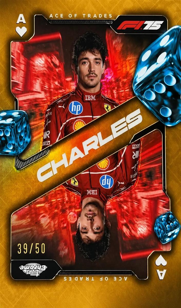2025 Charles Leclerc [Gold Refractor] #SCA-2