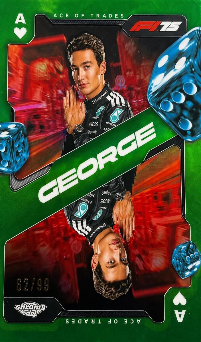 2025 George Russell [Green Refractor] #SCA-1