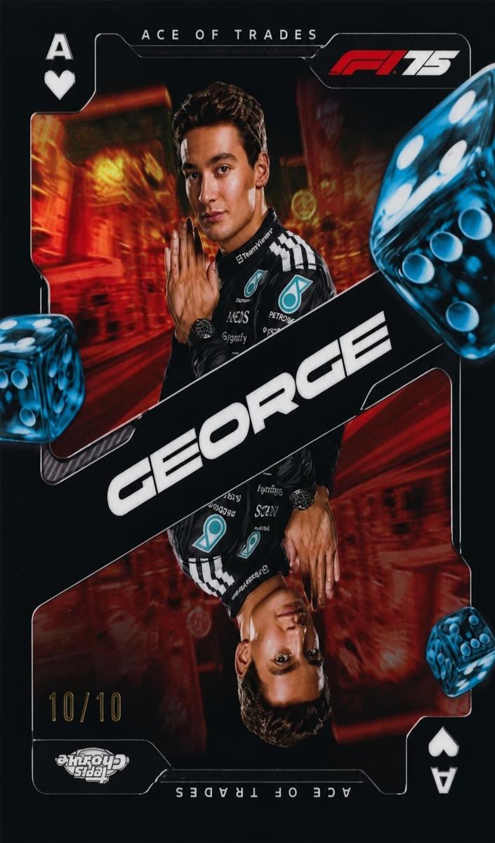 2025 George Russell [Black Refractor] #SCA-1