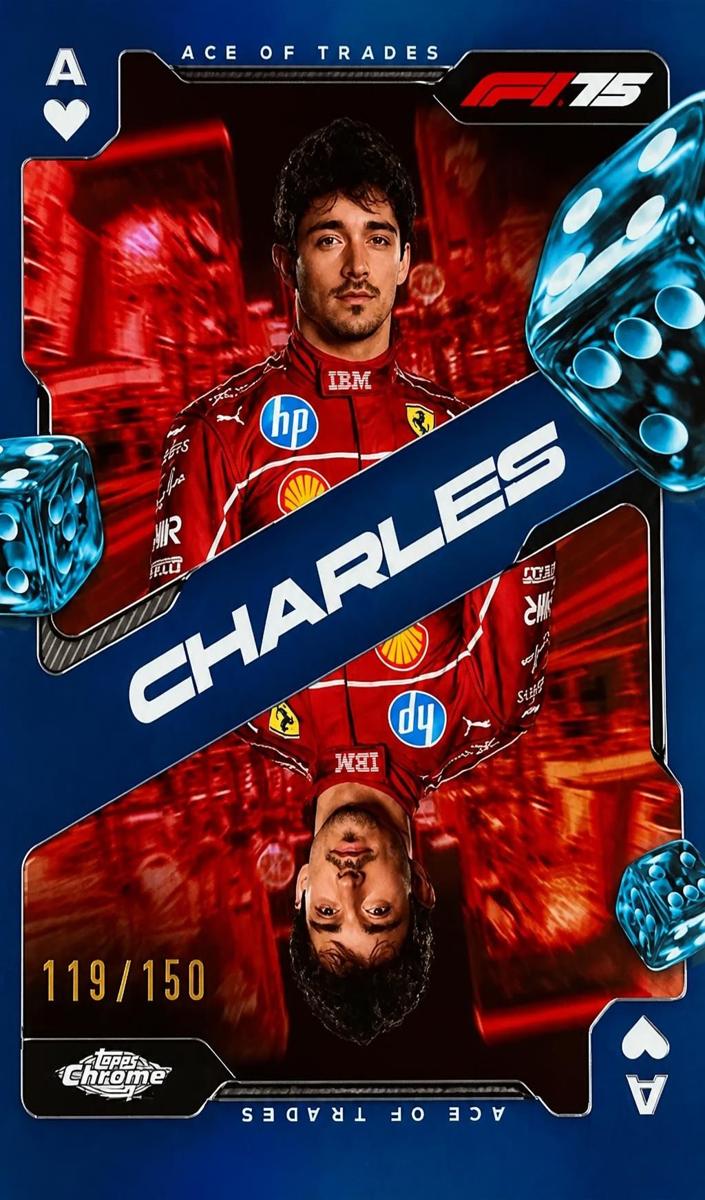 2025 Charles Leclerc [Blue Refractor] #SCA-2