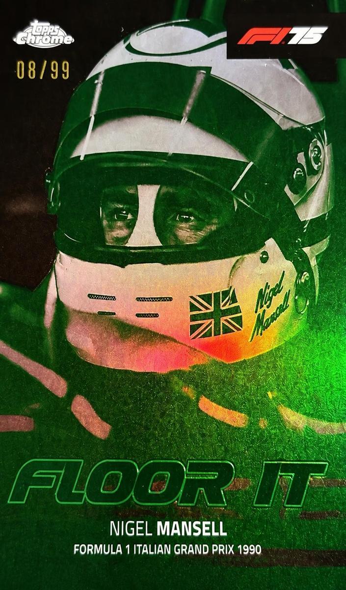 2025 Nigel Mansell [Green Refractor] #FI-9