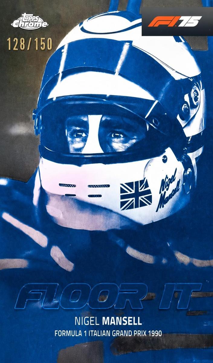2025 Nigel Mansell [Blue Refractor] #FI-9
