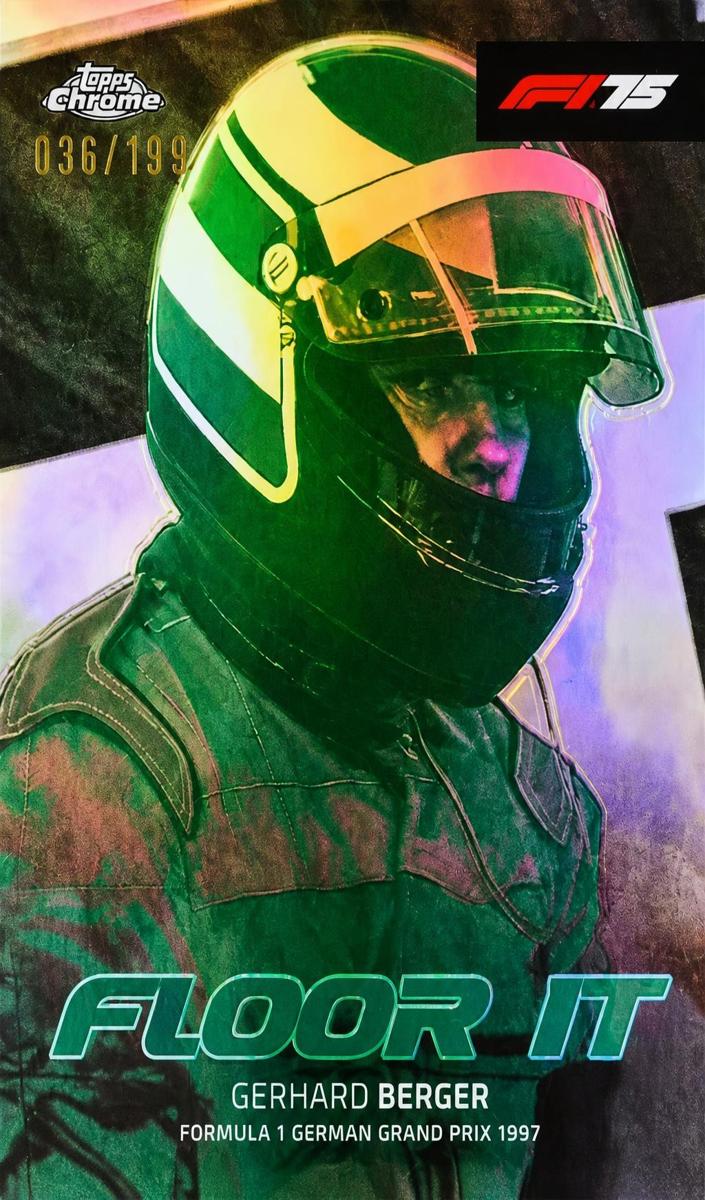 2025 Gerhard Berger [Aqua Refractor] #FI-3
