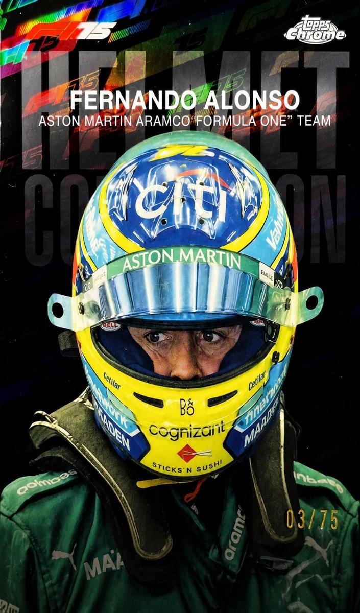 2025 Fernando Alonso [F1 75th Anniversary Refractor] #HC-6
