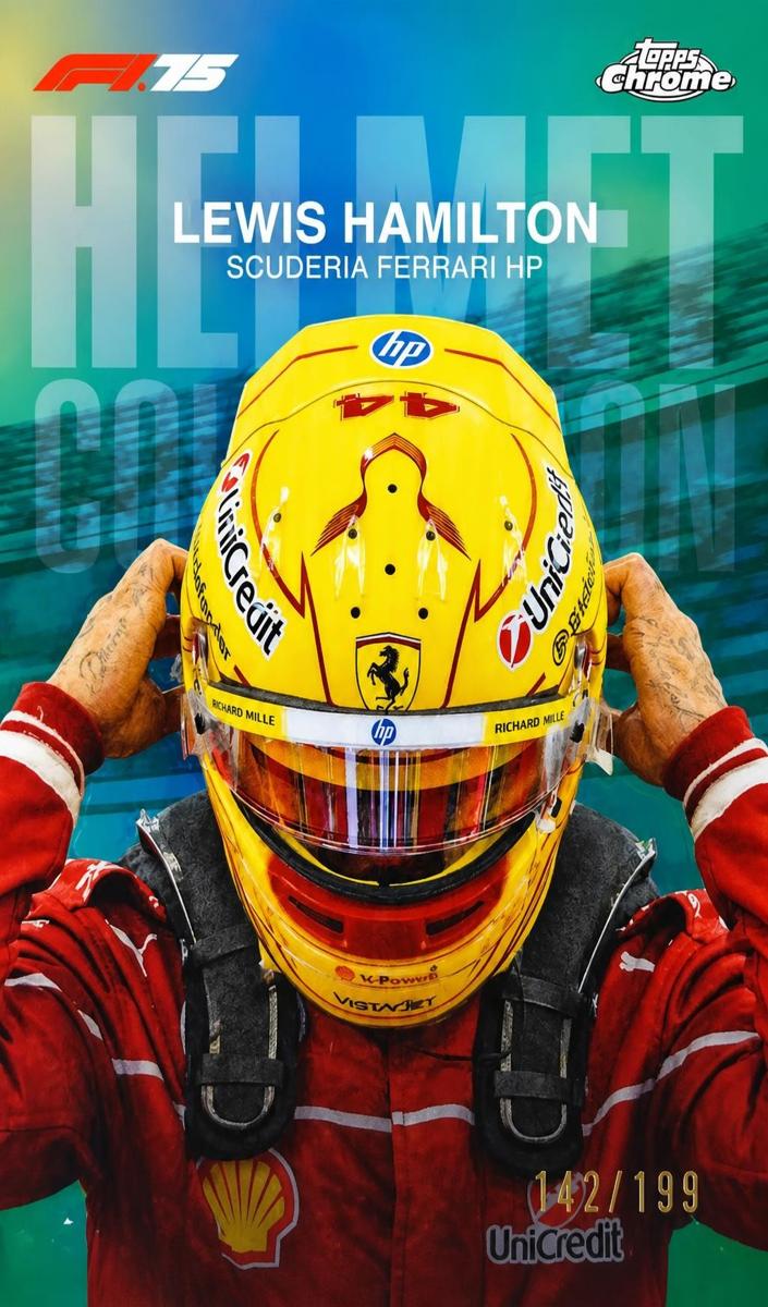 2025 Lewis Hamilton [Aqua Refractor] #HC-2