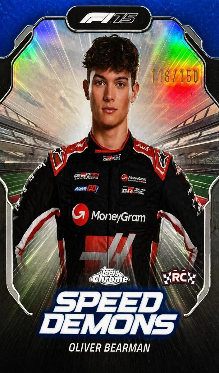 2025 Oliver Bearman [Blue Refractor] #SD-8