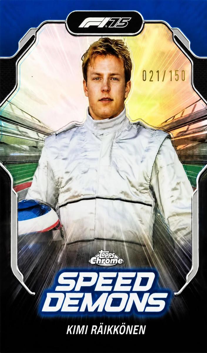 2025 Kimi Raikkonen [Blue Refractor] #SD-11