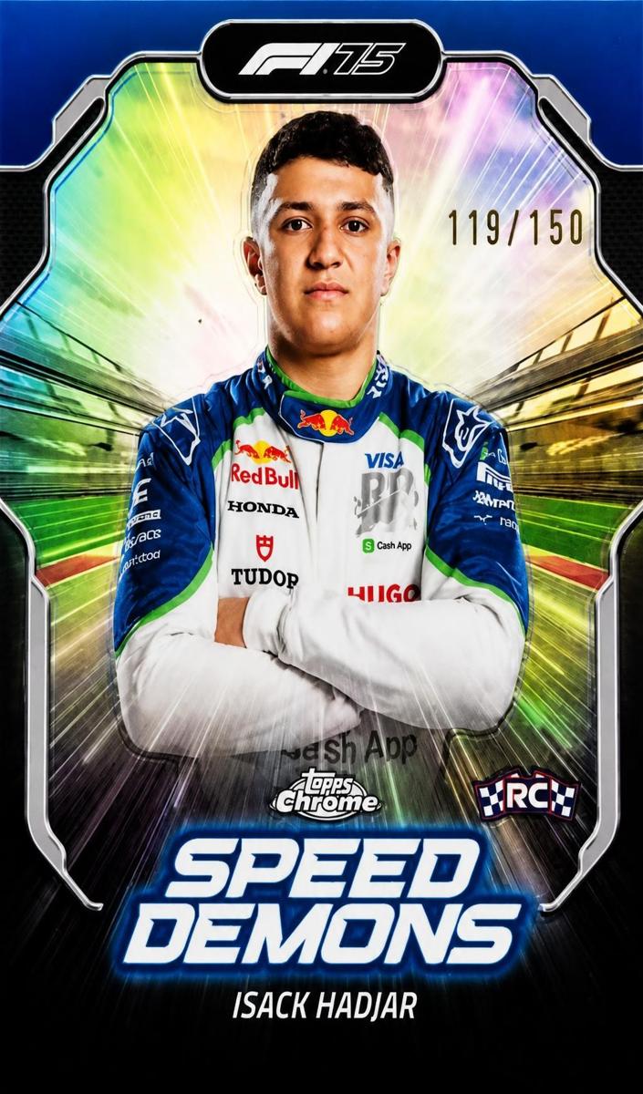 2025 Isack Hadjar [Blue Refractor] #SD-5