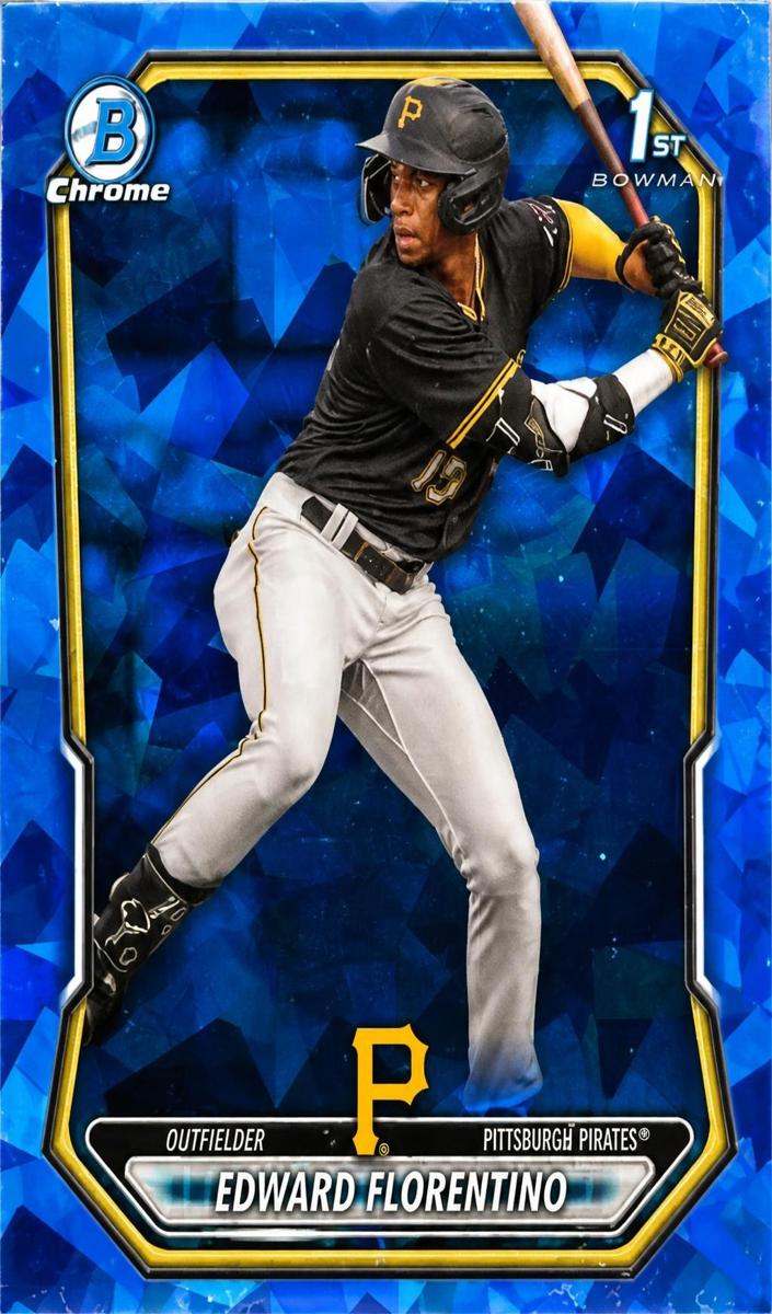 2026 Bowman Chrome Prospect Edward Florentino [Wave Refractor] #BCP-82 card