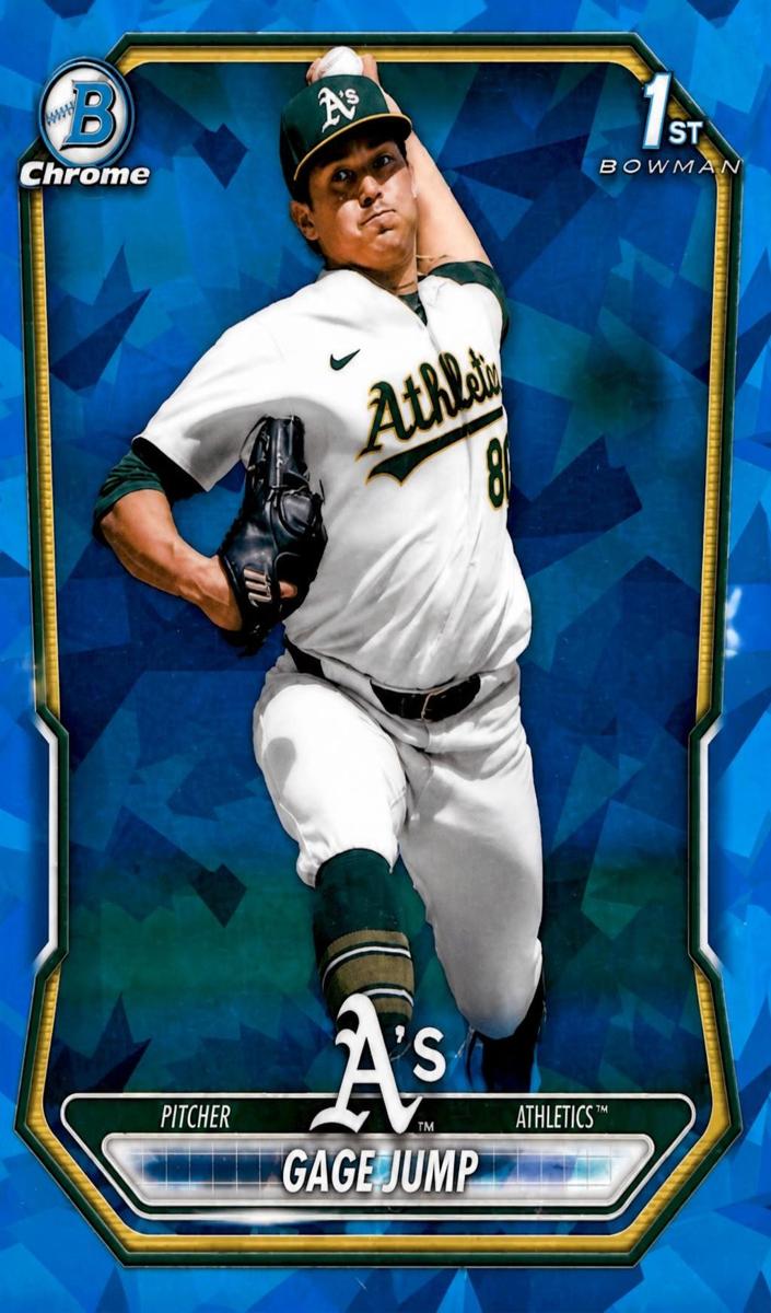 2026 Bowman Chrome Prospect Gage Jump [Blue Refractor] #BCP-15 card